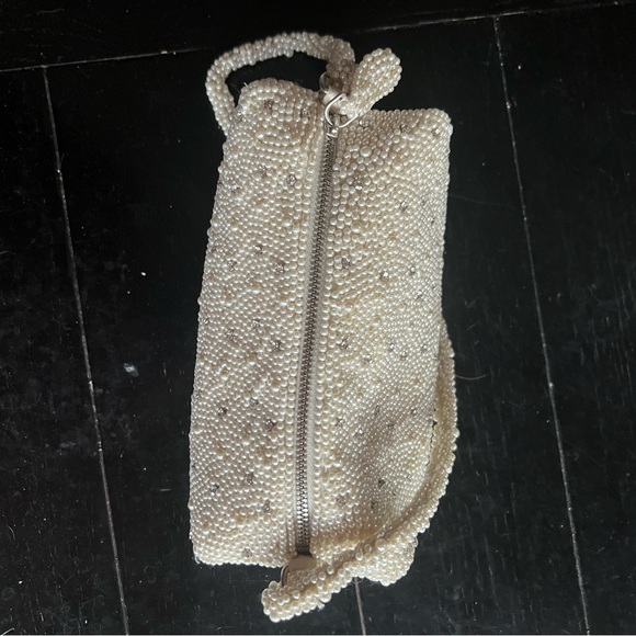 Zara Ivory Pearl Beaded Bag - Picture 5 of 8